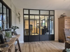 réalisation verrière sur-mesure en bois